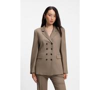 BOSS Slim-fit blazer in gabardine twill - Style Joxana, 50565622 Brown 12