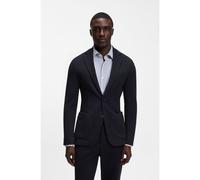 BOSS Slim-fit blazer in micro-patterned stretch jersey - Style P-Hanry-J-WG-264, 50572045 Dark Blue 42R