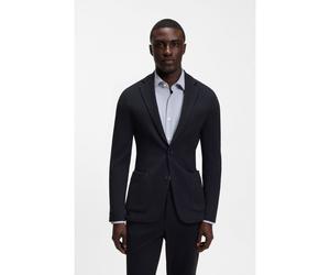 BOSS Slim-fit blazer in micro-patterned stretch jersey - Style P-Hanry-J-WG-264, 50572045 Dark Blue 46R