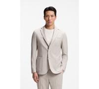 BOSS Slim-fit blazer in micro-patterned virgin wool - Style P-Hanry-3PP-263F, 50564666 Light Beige 38R