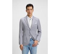 BOSS Slim-fit blazer in virgin wool and silk - Style L-Heston-LP-241, 50545402 Silver 38R