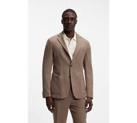 BOSS Slim-fit blazer in washable performance-stretch flannel - Style P-Hanry-WG-264, 50572016 Light Brown 44R