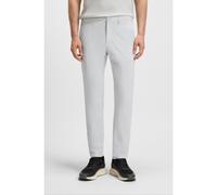 BOSS Slim-fit chinos in stretch seersucker - Style T_Commuter TSR, 50541372 Light Grey L