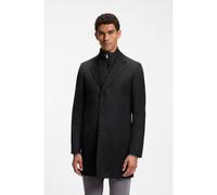 BOSS Slim-fit coat in a water-repellent wool blend - Style H-Hyde-BIB-264, 50571865 Black 48R