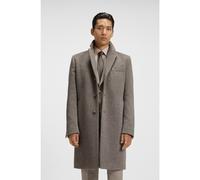 BOSS Slim-fit coat in an alpaca blend - Style H-Hyde-244, 50555440 Beige 40R