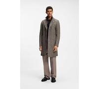 BOSS Slim-fit coat in Italian jersey with virgin wool - Style C-Hyde-J-Bib-Pad-264, 50571846 Brown 40R