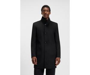 BOSS Slim-fit coat in wool and cashmere - Style H-Hyde-SU-254, 50551078 Black 44R