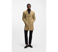 BOSS Slim-fit cotton-blend coat with detachable padded inner - Style H-Hyde-Bib-254, 50556711 Beige 40R