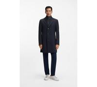 BOSS Slim-fit cotton-blend coat with detachable padded inner - Style H-Hyde-Bib-254, 50556711 Dark Blue 36R