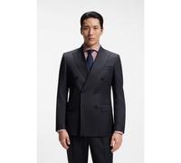 BOSS Slim-fit double-breasted blazer in Italian wool - Style H-Huge-DB-B1-263, 50566951 Dark Blue 34R