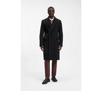 BOSS Slim-fit double-breasted coat in an alpaca blend - Style H-Hyde-DB-Peak-264, 50571845 Dark Blue 38R