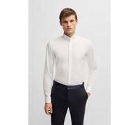 BOSS Slim-fit dress shirt in easy-iron cotton poplin - Style H-HANK-TUX2-DC-232, 50547725 White 15