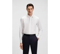 BOSS Slim-fit dress shirt in easy-iron stretch cotton - Style H-HANK-TUX1-DC-224, 50480093 White 18