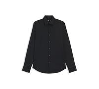 BOSS Slim-fit Hemd Aus Baumwoll-Mix Mit Performance-Stretch Black