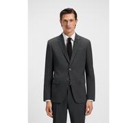 BOSS Slim-fit jacket in a virgin-wool blend - Style H-Huge-MM-C-224, 50482734 Dark Grey 44L