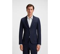 BOSS Slim-fit jacket in machine-washable stretch fabric - Style P-Hanry-WG-253, 50546055 Dark Blue 44R