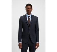BOSS Slim-fit jacket in stretch wool - Style H-Huge-MM-224, 50479994 Dark Blue 40S