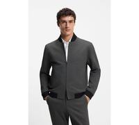 BOSS Slim-fit jacket in wrinkle-resistant fabric - Style P-Hanry-JBMBWGPK261F, 50554155 Silver 40R