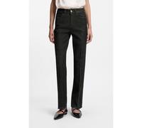 BOSS Slim-fit jeans in marble-structured black stretch denim - Style PARKWAY-SLIM STR, 50553324 Dark Grey 30/30
