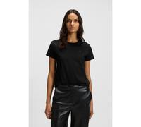 BOSS Slim-fit mercerised-cotton T-shirt with Double B monogram - Style Eventsa8, 50545671 Black XL