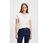 BOSS Slim-fit mercerised-cotton T-shirt with Double B monogram - Style Eventsa8, 50545671 White L