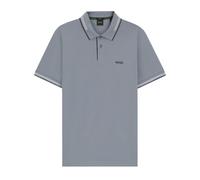 BOSS Slim Fit Paul Polo Shirt Dark Grey/White - L