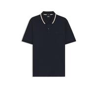 BOSS Slim-fit Polo Shirt in Cotton with Striped Collar