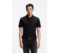 BOSS Slim-fit polo shirt in mercerised cotton - Style H-Phillipson 195, 50565587 Black XL