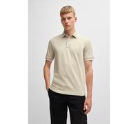 BOSS Slim-fit polo shirt in stretch-cotton piqué - Style Passertip, 50507699 Natural 6XL