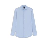 BOSS Slim-fit Popeline-Hemd Aus Bügelleichtem Baumwoll-Mix
