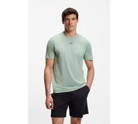 BOSS Slim-fit quick-dry T-shirt with reflective details - Style TS_Active Push, 50554404 Light Green XXL