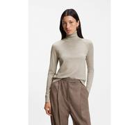BOSS Slim-fit rollneck sweater in extra-fine merino wool - Style Frizani, 50548298 Light Beige XL