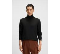 BOSS Slim-fit rollneck sweater in extra-fine merino wool - Style Musso-P, 50468262 Black M