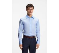 BOSS Slim-fit shirt in cotton-blend stretch poplin - Style L-HAYS-KENT-C1-243, 50525357 Light Blue 15.7