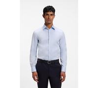 BOSS Slim-fit shirt in easy-iron cotton twill - Style H-HANK-K-C1-261, 50572405 Light Blue 15