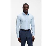 BOSS Slim-fit shirt in easy-iron stretch cotton - Style H-HANK-K-C3-261, 50571139 Light Blue 14.5