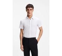 BOSS Slim-fit shirt in performance-stretch jersey - Style P-HANK-K-SH-262, 50561627 White 16.5