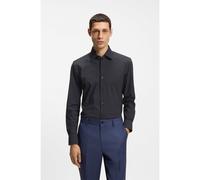 BOSS Slim-fit shirt in printed performance-stretch jersey - Style P-HANK-K-261, 50561106 Blue Patterned 15
