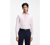 BOSS Slim-fit shirt in striped cotton twill - Style H-HANK-SP-B1-C1-261, 50555977 light pink 15.5
