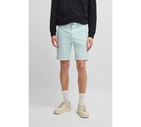 BOSS Slim-fit shorts in stretch-cotton twill - Style Chino-slim-Shorts, 50536723 Light Blue 31