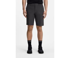 BOSS Slim-fit shorts in water-repellent stretch fabric - Style S_Commuter_10.5 inch, 50540337 Dark Grey 28R