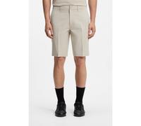 BOSS Slim-fit shorts in water-repellent stretch fabric - Style S_Commuter_10.5 inch, 50540337 Light Beige 34R