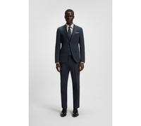 BOSS Slim-fit suit in virgin wool and silk - Style L-Heston2PcsLP-FP253, 50545421 Dark Blue 36R