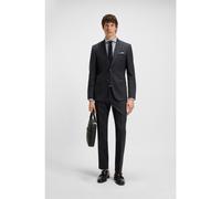 BOSS Slim-fit suit in virgin wool, cotton and stretch - Style H-Huge-2Pcs-Peak-253, 50546080 Dark Blue 42R