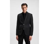 BOSS Slim-fit suit jacket in virgin-wool serge - Style H-Huge-B1, 50469171 Black 46E