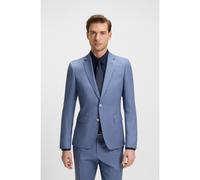 BOSS Slim-fit suit jacket in virgin-wool serge - Style H-Huge-B1, 50469171 Light Blue 36R