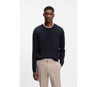 BOSS Slim-fit sweater in merino wool - Style Leno-P, 50468239 Dark Blue XL