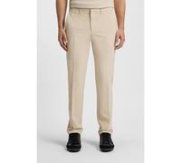 BOSS Slim-fit technical trousers with four-way stretch - Style T_Commuter-Slim, 50534303 Beige 36R