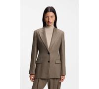 BOSS Slim-fit textured blazer - Style Jonahsa, 50568833 Brown Patterned 4