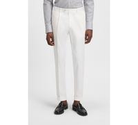 BOSS Slim-fit trousers in comfort-stretch cotton - Style C-Genius-PLTUWG-253F, 50546163 White 28R